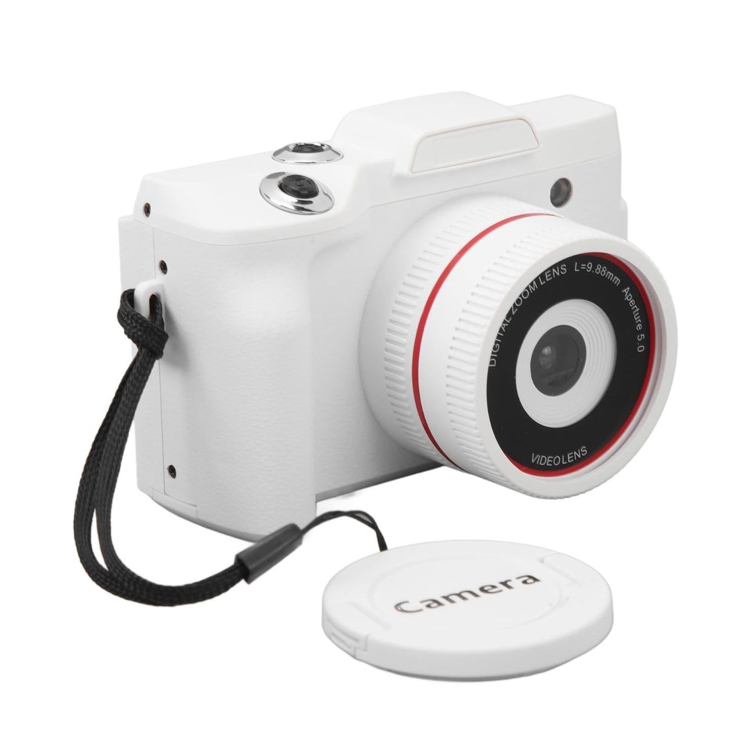 Hd 720P Recording Flip Screen Digital Camera With Interchangeable Lens And Infrared Lens - Black