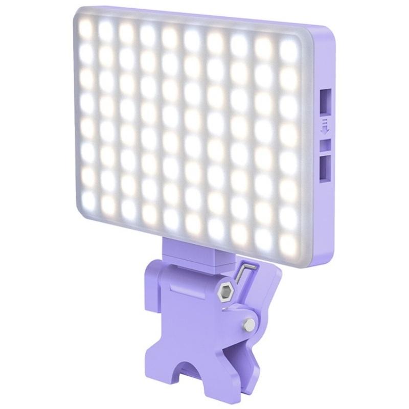 Portable Led Fill Light For Phone Laptop And Video Conferencing - Black