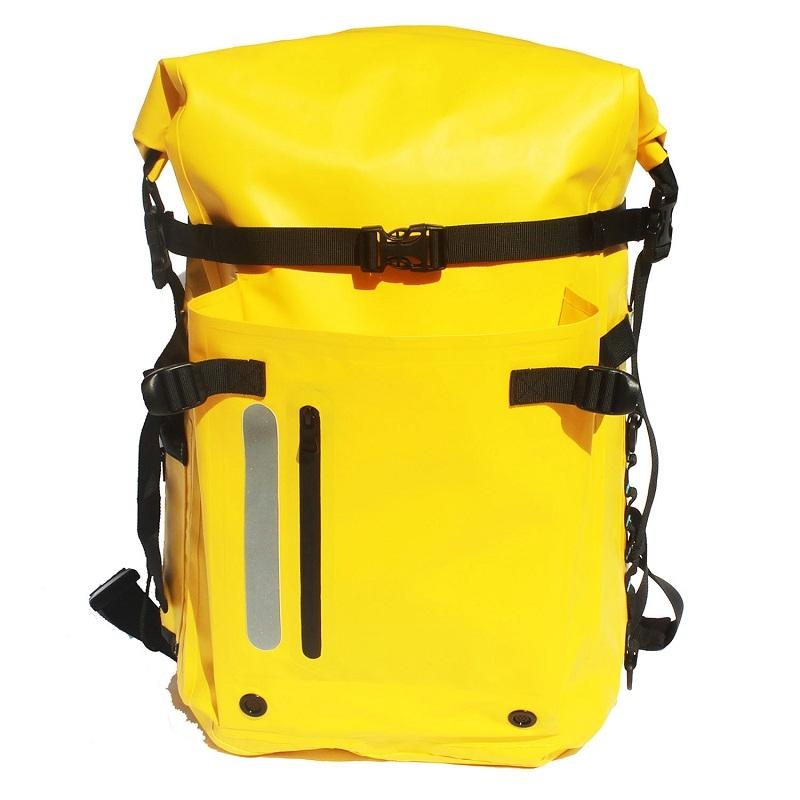 Waterproof Diving Fins Bag Scuba Swimming Backpack - Black