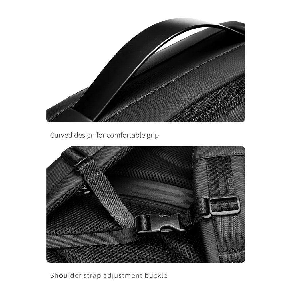 Large Capacity Waterproof Laptop Backpack With Usb Port For Business Travel