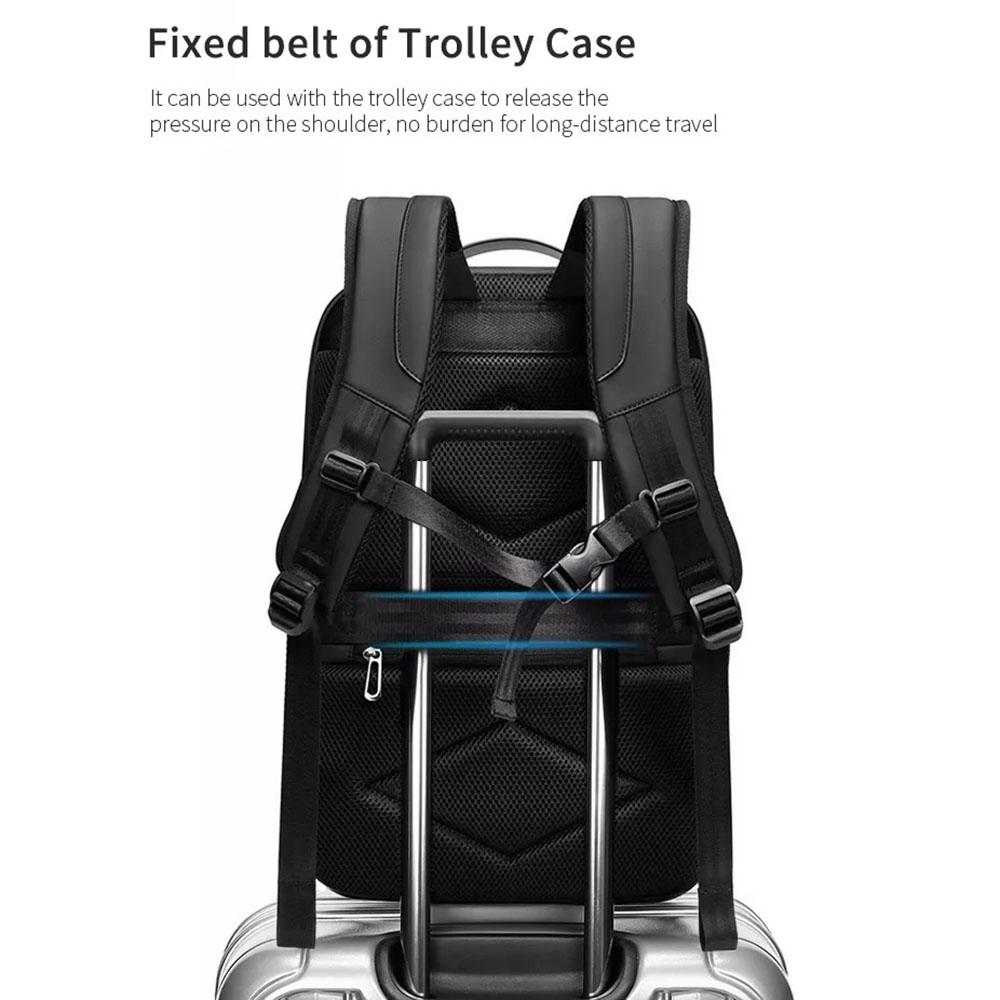 Large Capacity Waterproof Laptop Backpack With Usb Port For Business Travel