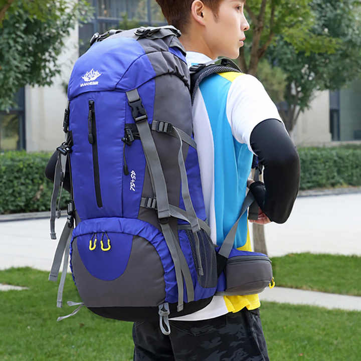 Capacity Nylon Hiking Backpack - Durable, Multi-Functional Outdoor Travel Pack